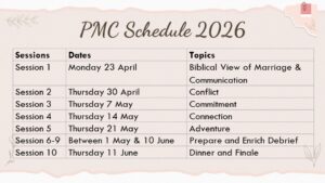 Pmc 2026 Schedule