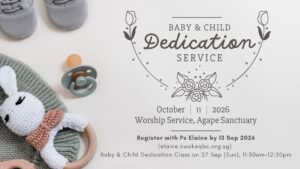 Baby Child dedication 2026 rev